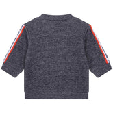 Logo Print Blue Cardigan